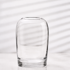 Jarrón Hikari alto de cristal transparente