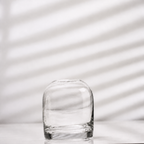 Jarrón Hikari pequeño de cristal transparente